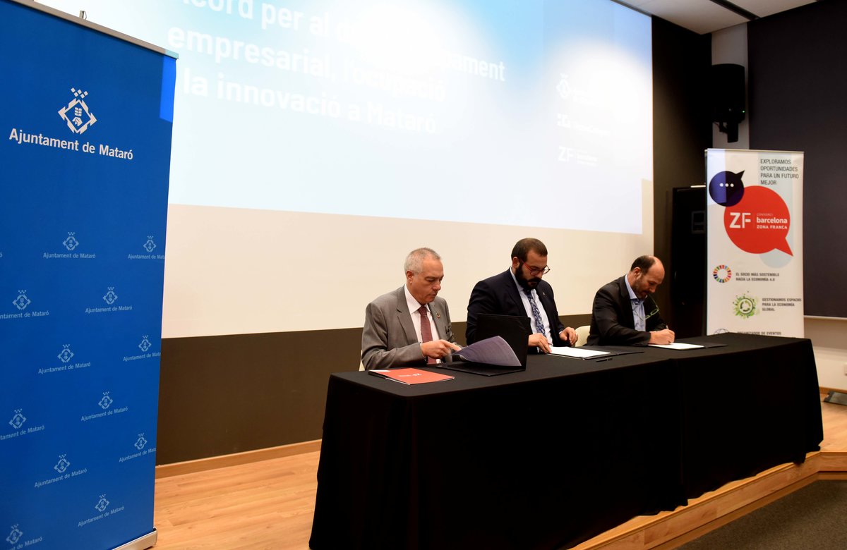 Mataró y Zona Franca, alianza para el beneficio económico y empresarial
