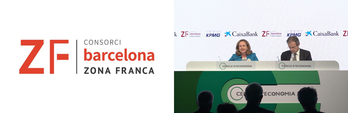 Zona Franca estrena nuevo logo corporativo en la reunión del Cercle d’Economia de Sitges